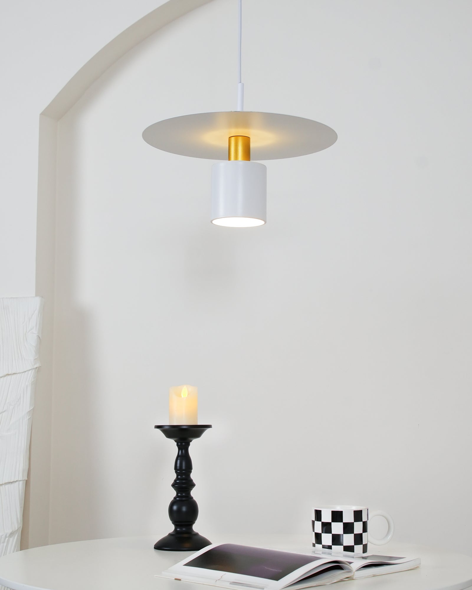 Erixy Pendant Lamp Cylinder Disc Industrial