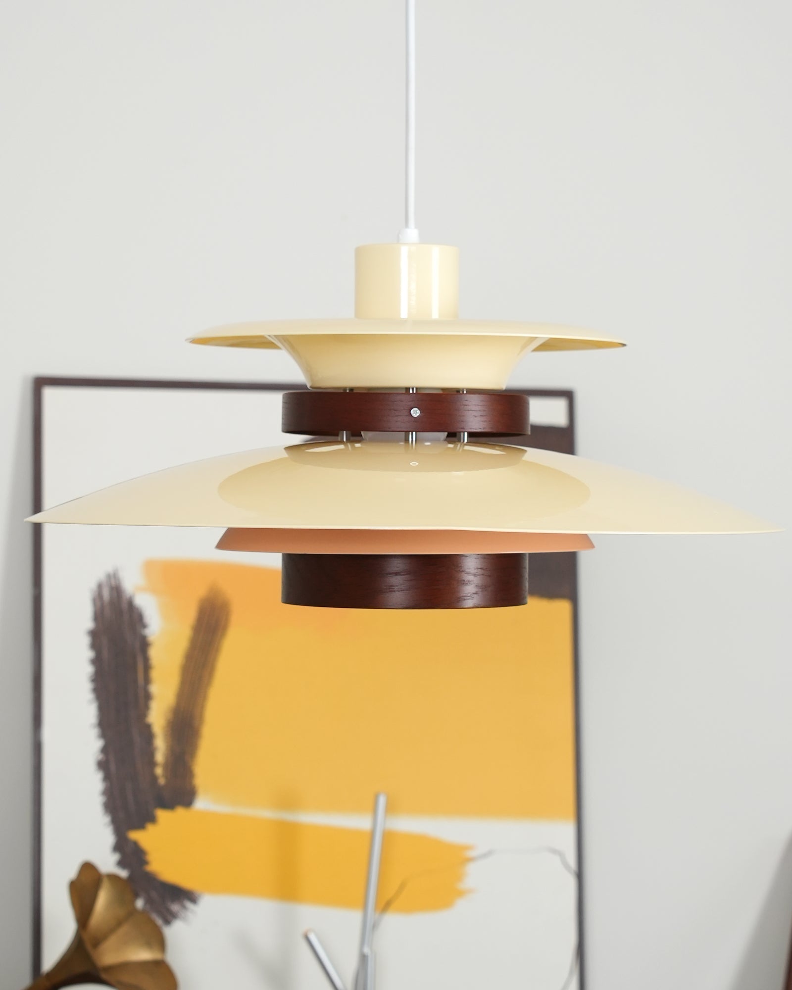 Sylelenne Wood Steel Pendant Lamp