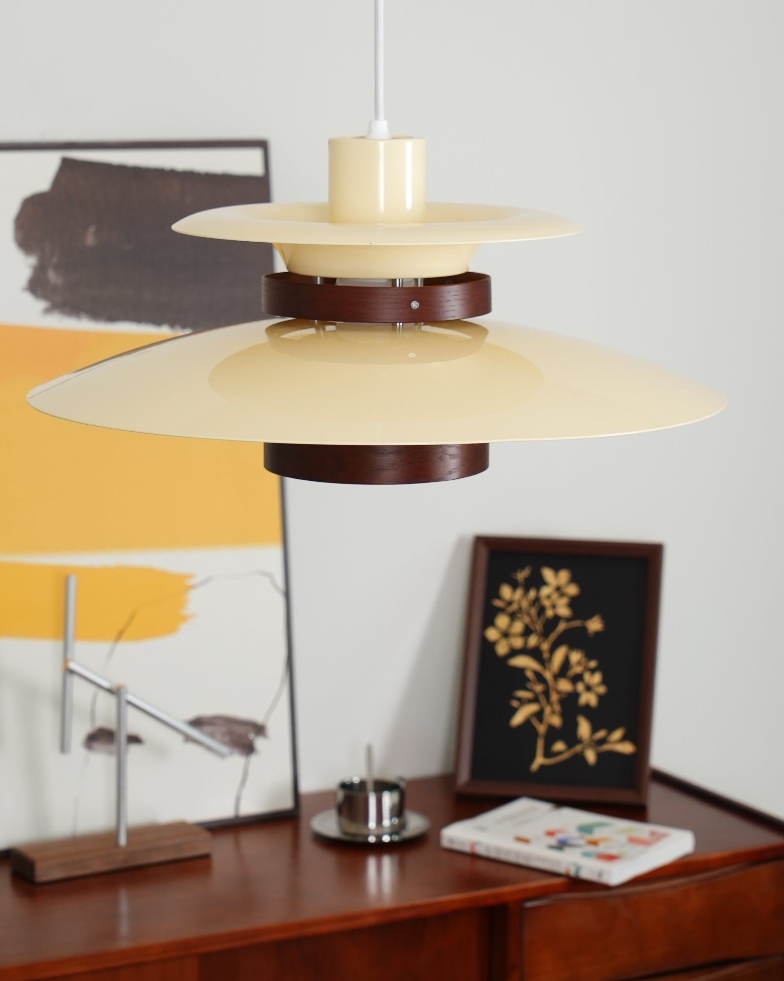 Sylelenne Wood Steel Pendant Lamp