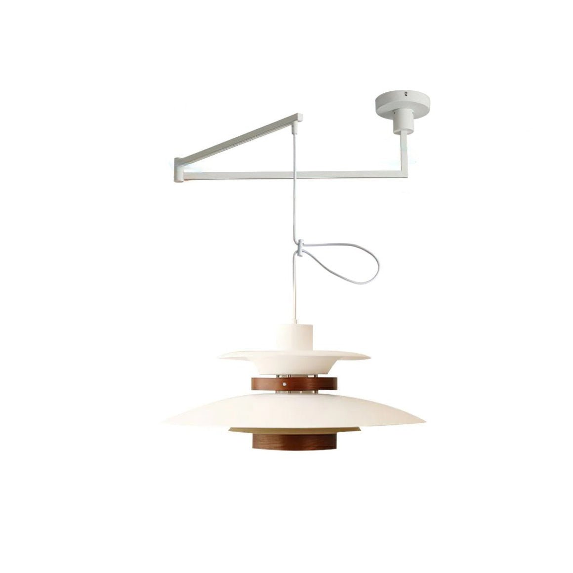 Sylania Steel & Wood Pendant Lamp