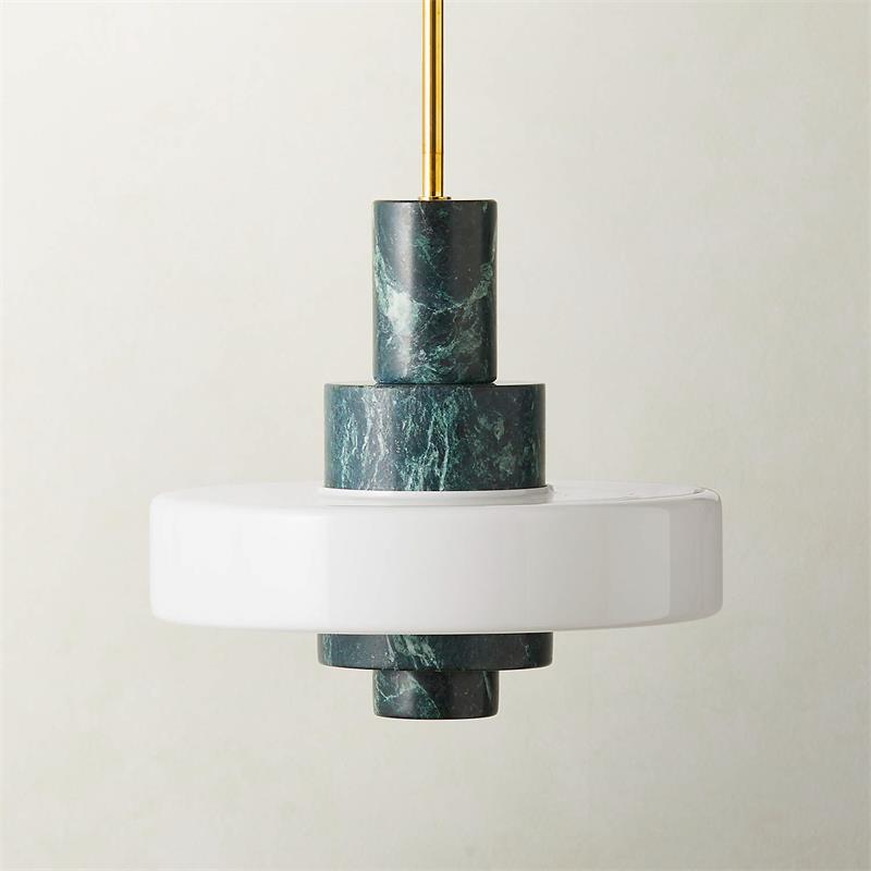 Mercury Green Marble Pendant Lamp