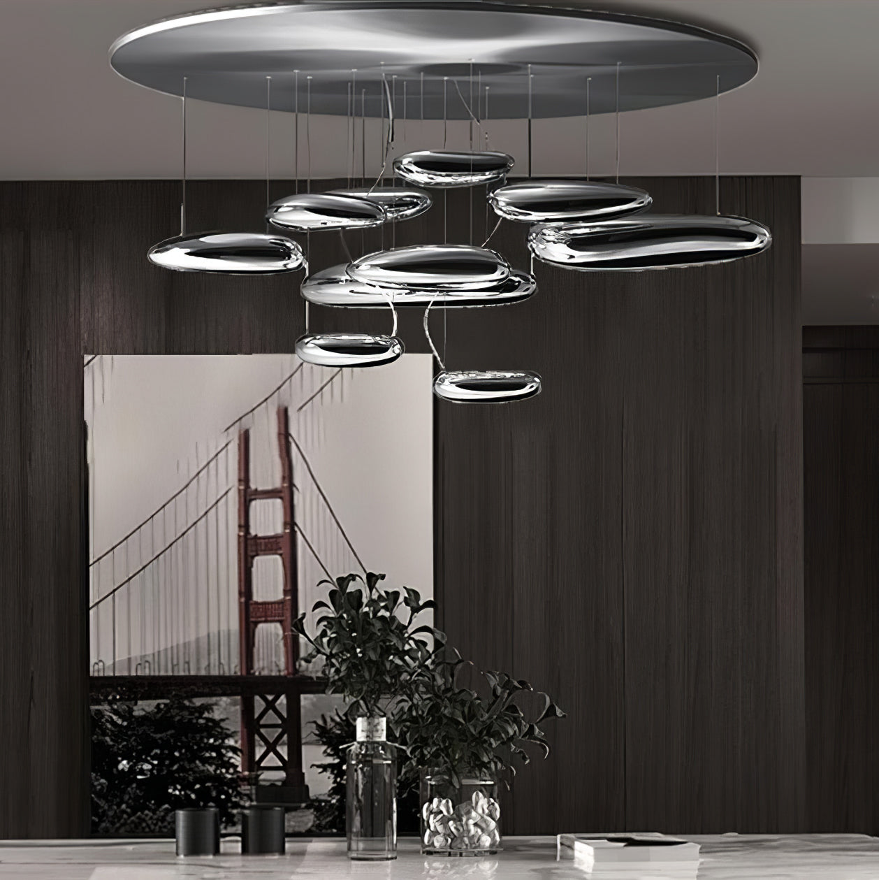 Feririan Ceiling Lamp Aluminum Pebble