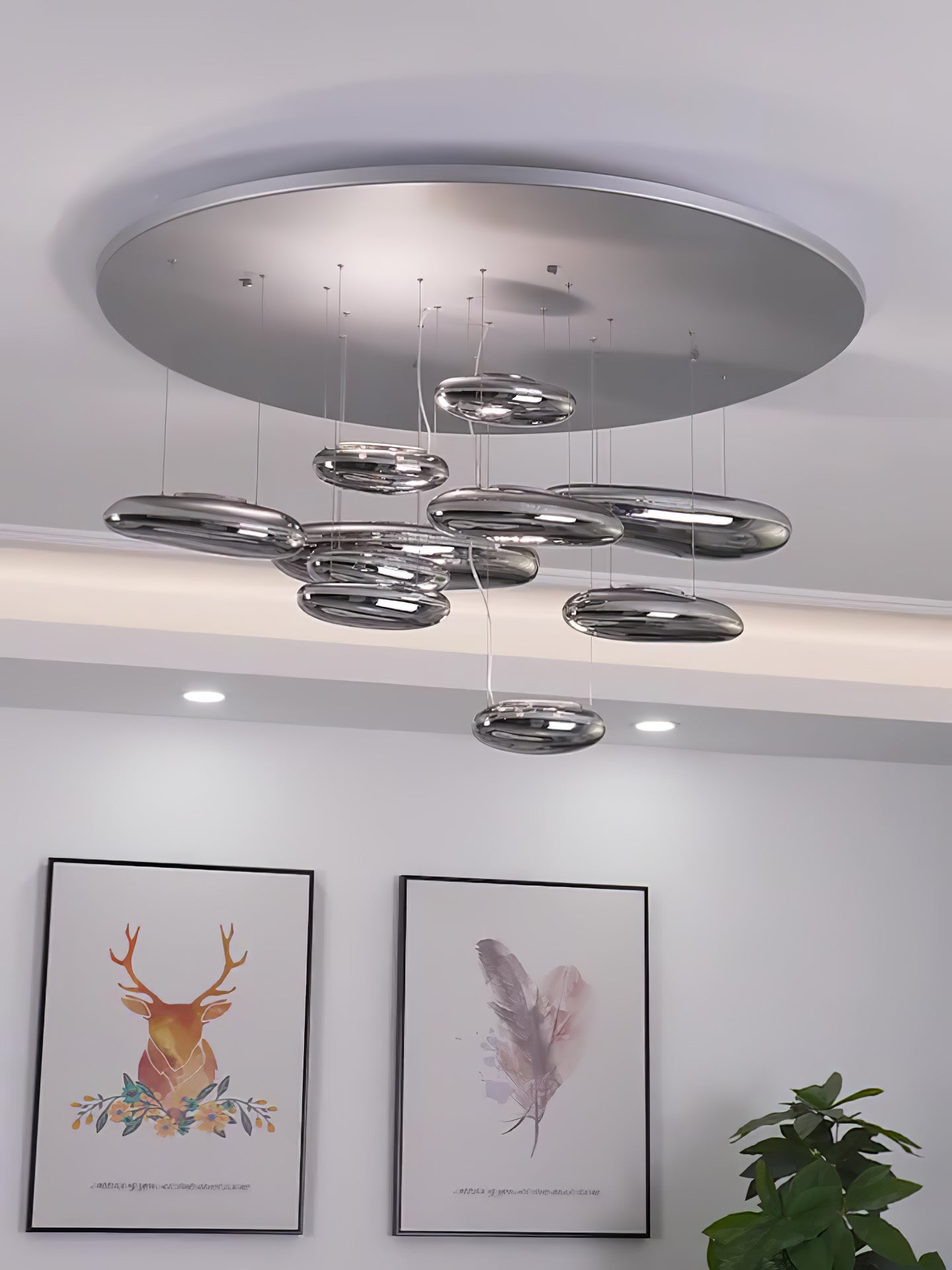 Feririan Ceiling Lamp Aluminum Pebble