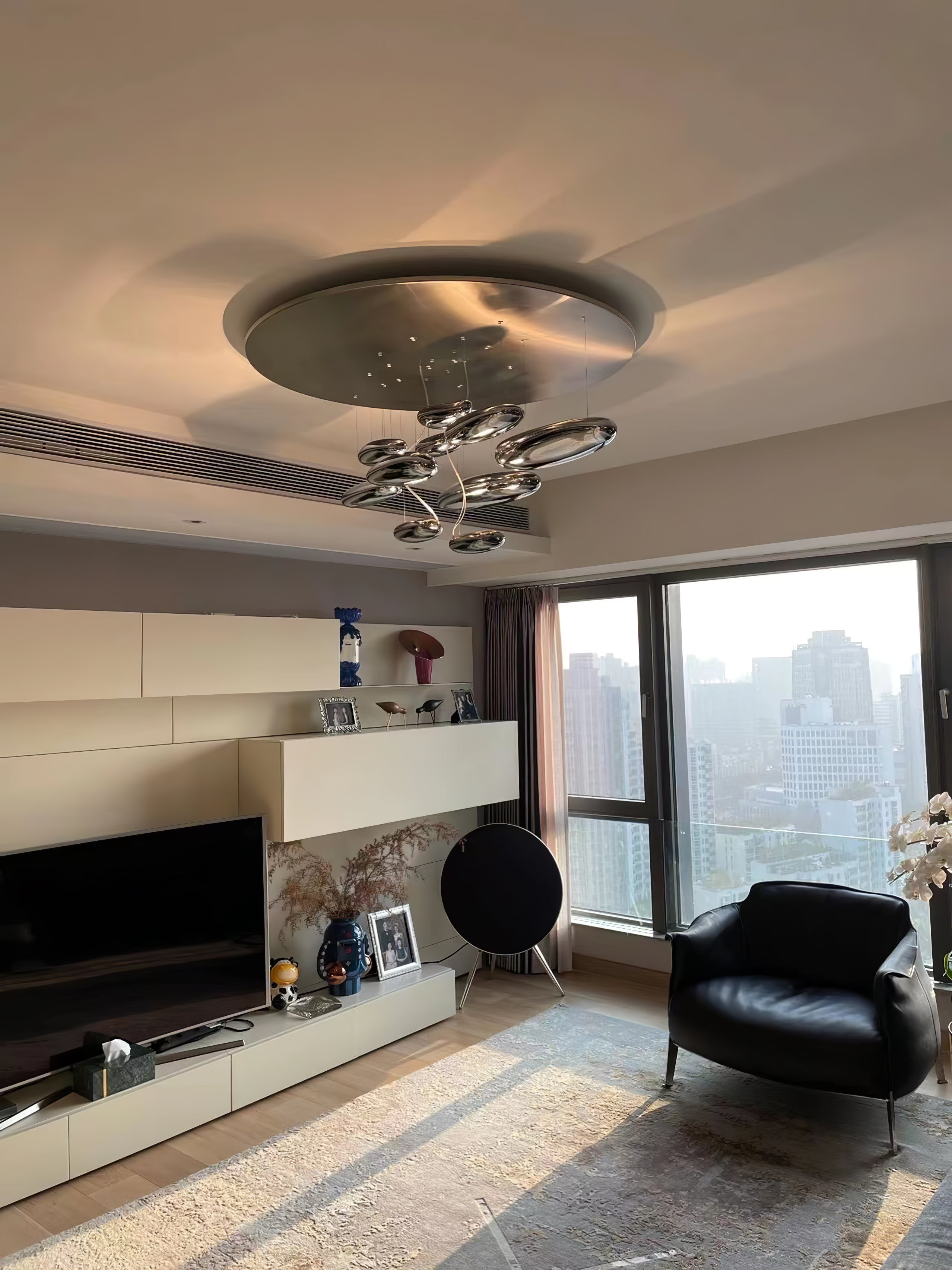 Feririan Ceiling Lamp Aluminum Pebble