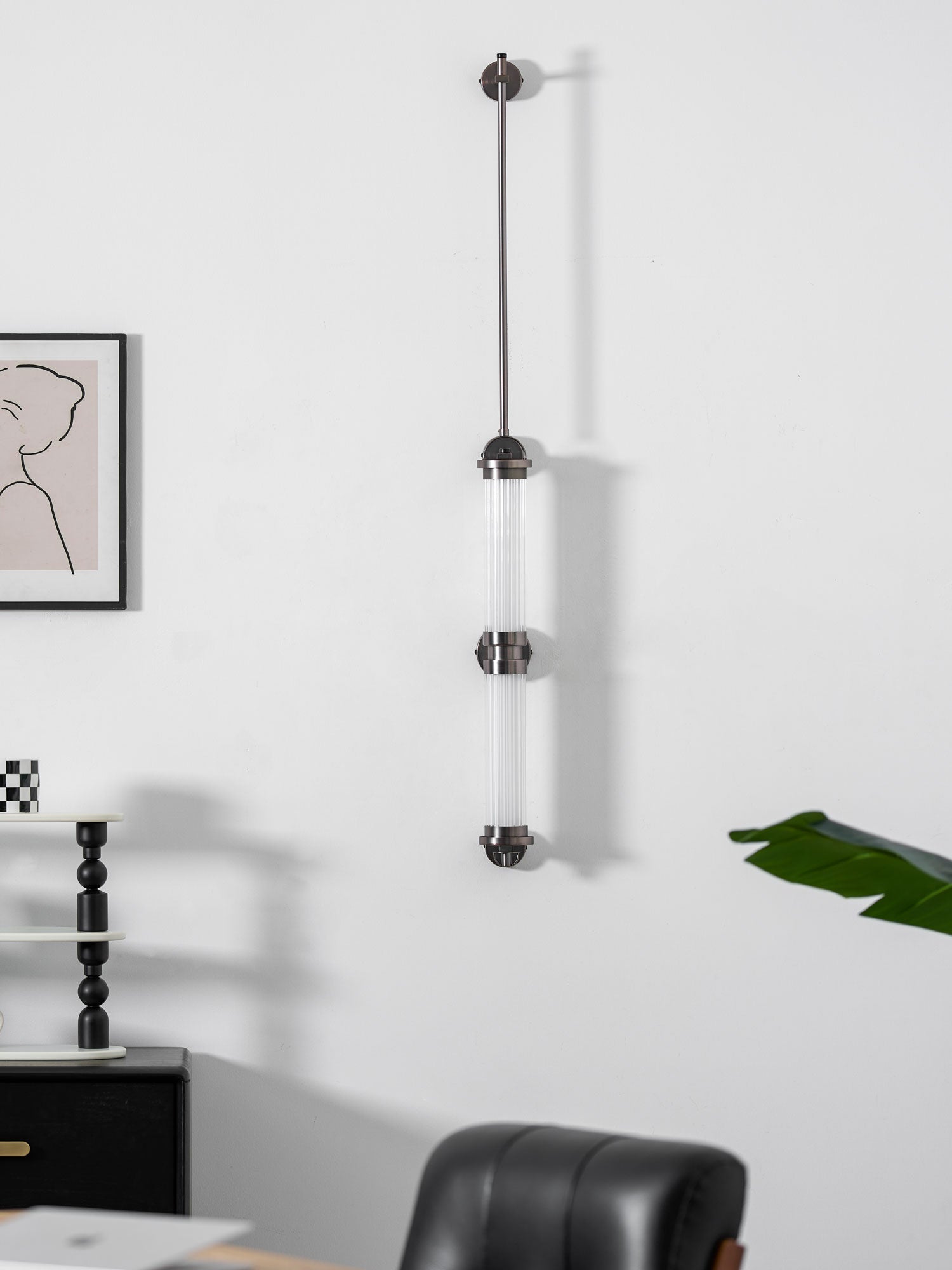 Eirirella Premium Nordic Art Vertical Glass Sconce Wall Lamp