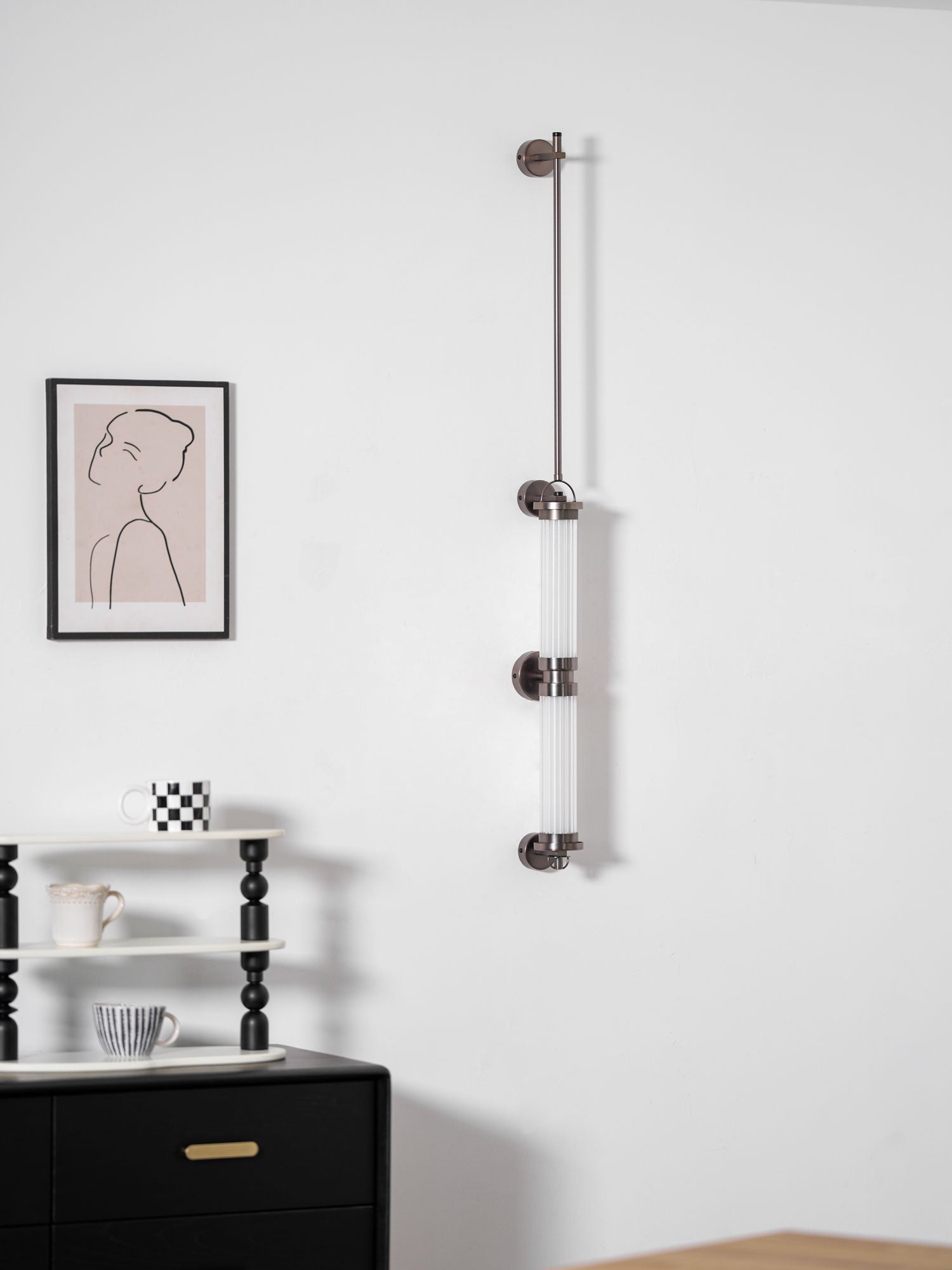 Eirirella Premium Nordic Art Vertical Glass Sconce Wall Lamp