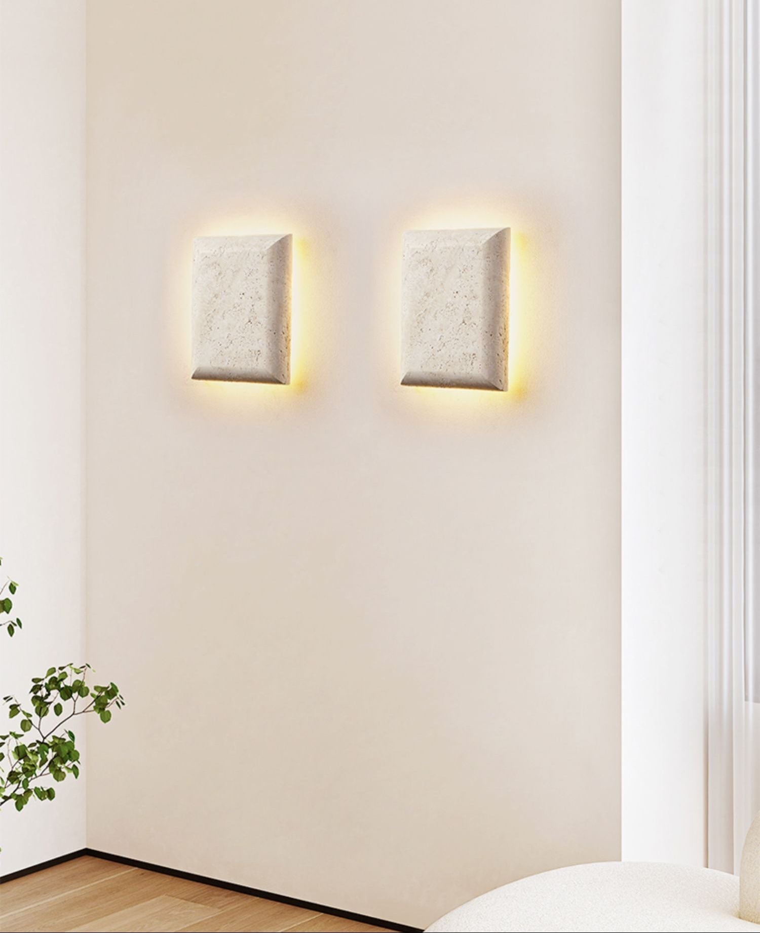Mesarra Travertine Sconce