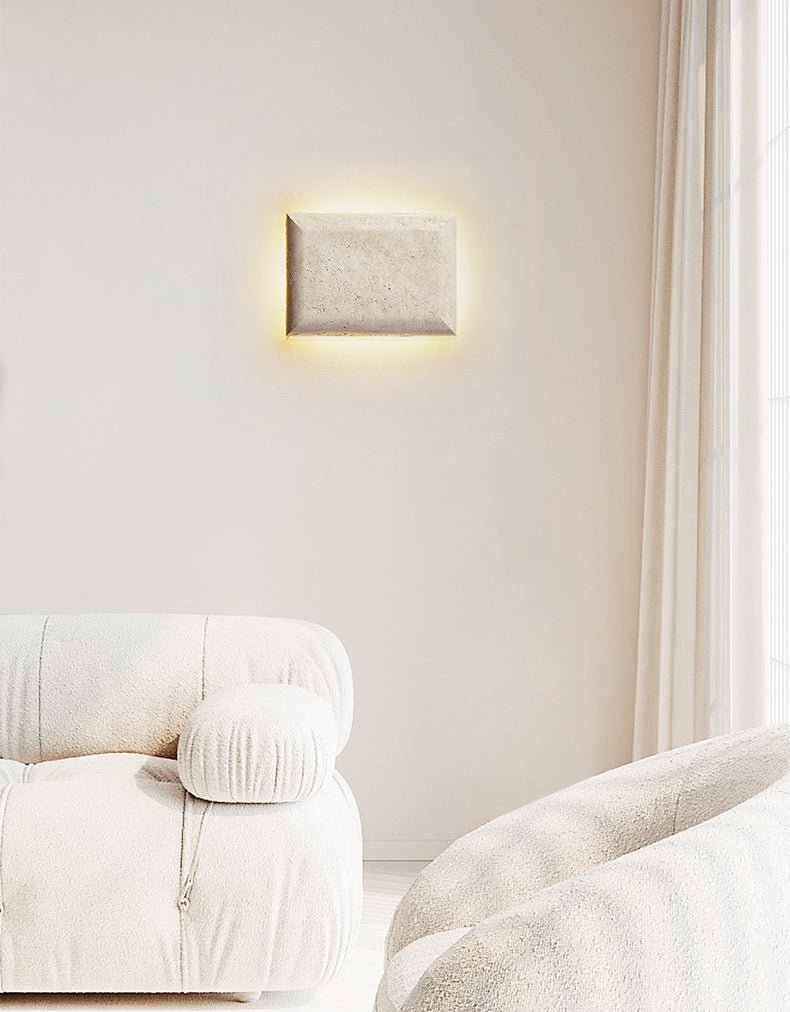 Mesarra Travertine Sconce