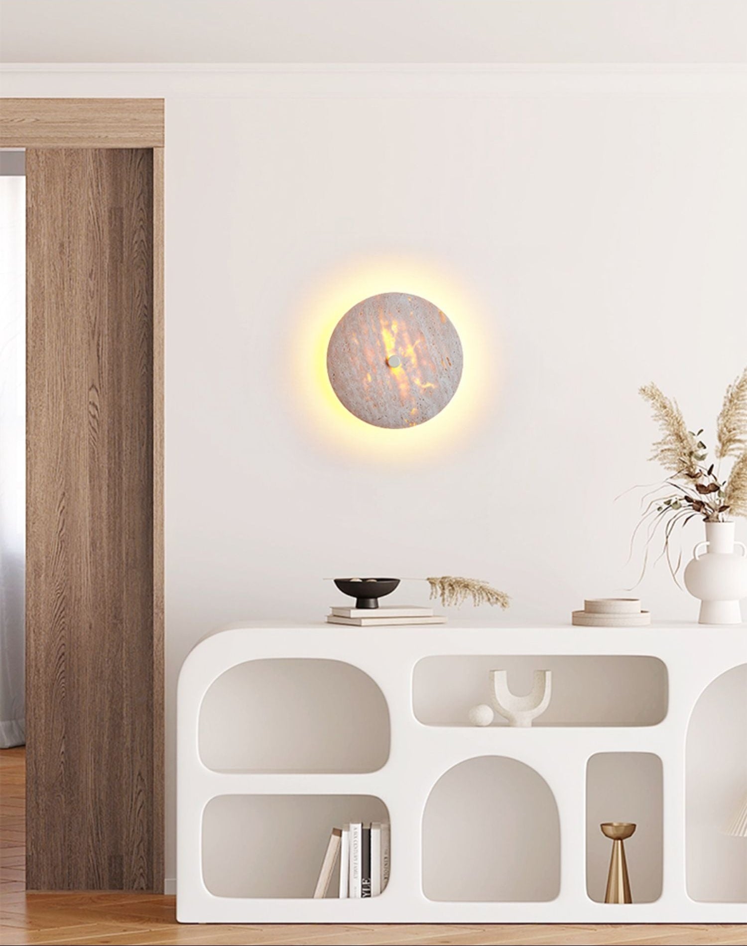 Serineria Travertine Wall Light