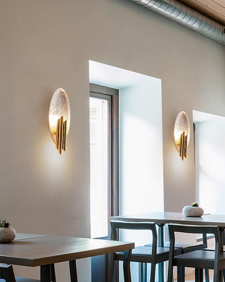 Aurerielle Wall Sconce Gold Black Minimalist