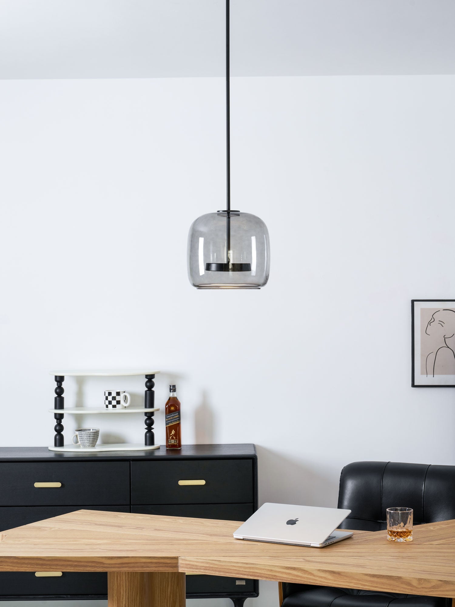Willowstone Sphere Glass Pendant Light
