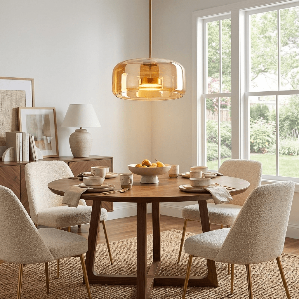 Willowstone Sphere Glass Pendant Light