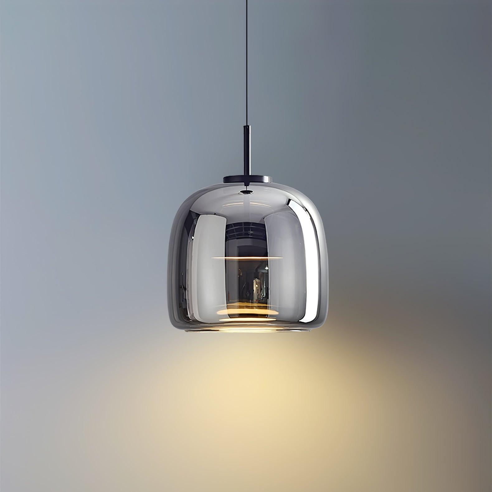 Obsidian Modern Glass Pendant Light