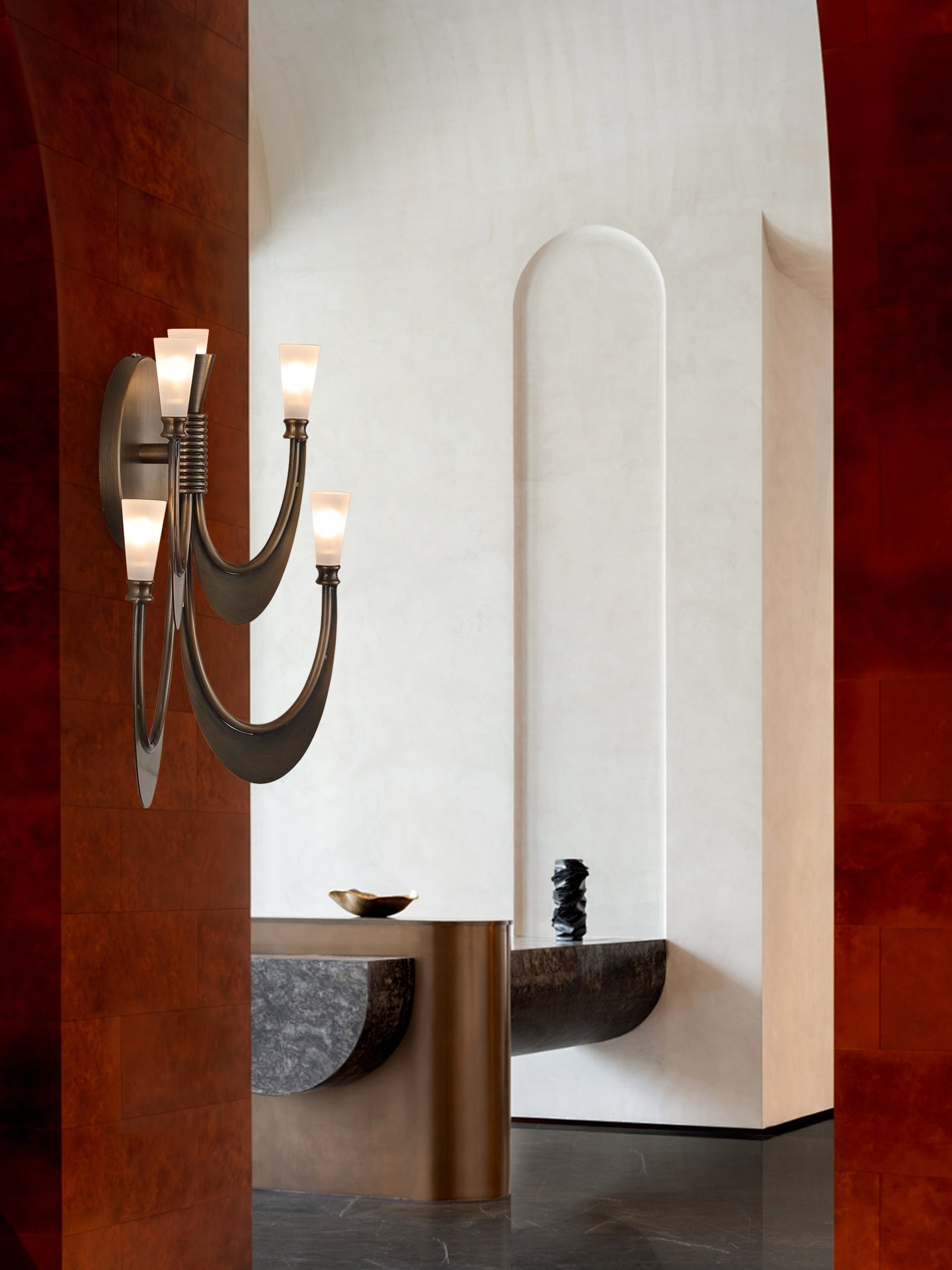 Metropolis Candelabra Sconce