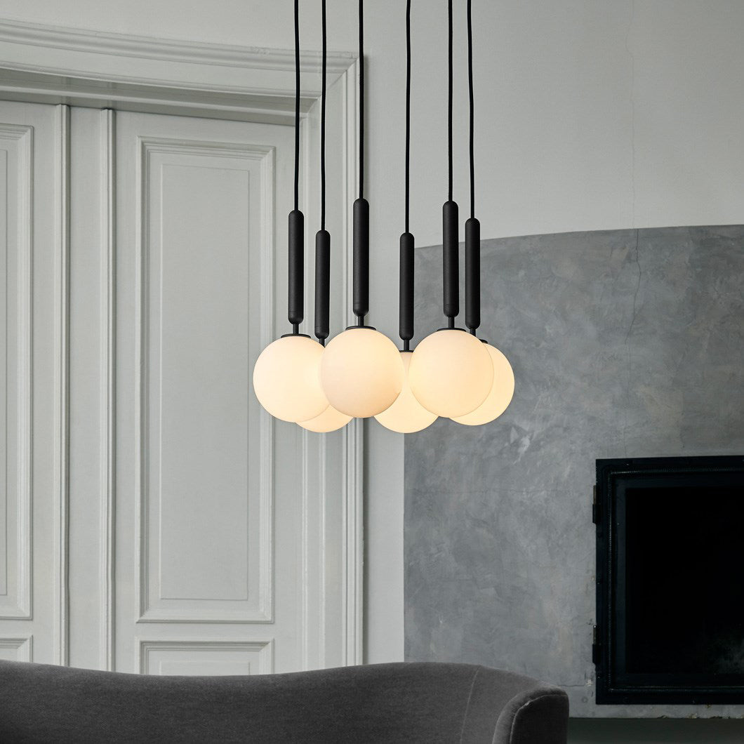 Lioraraya Glass Classic Industrial Pendant Light