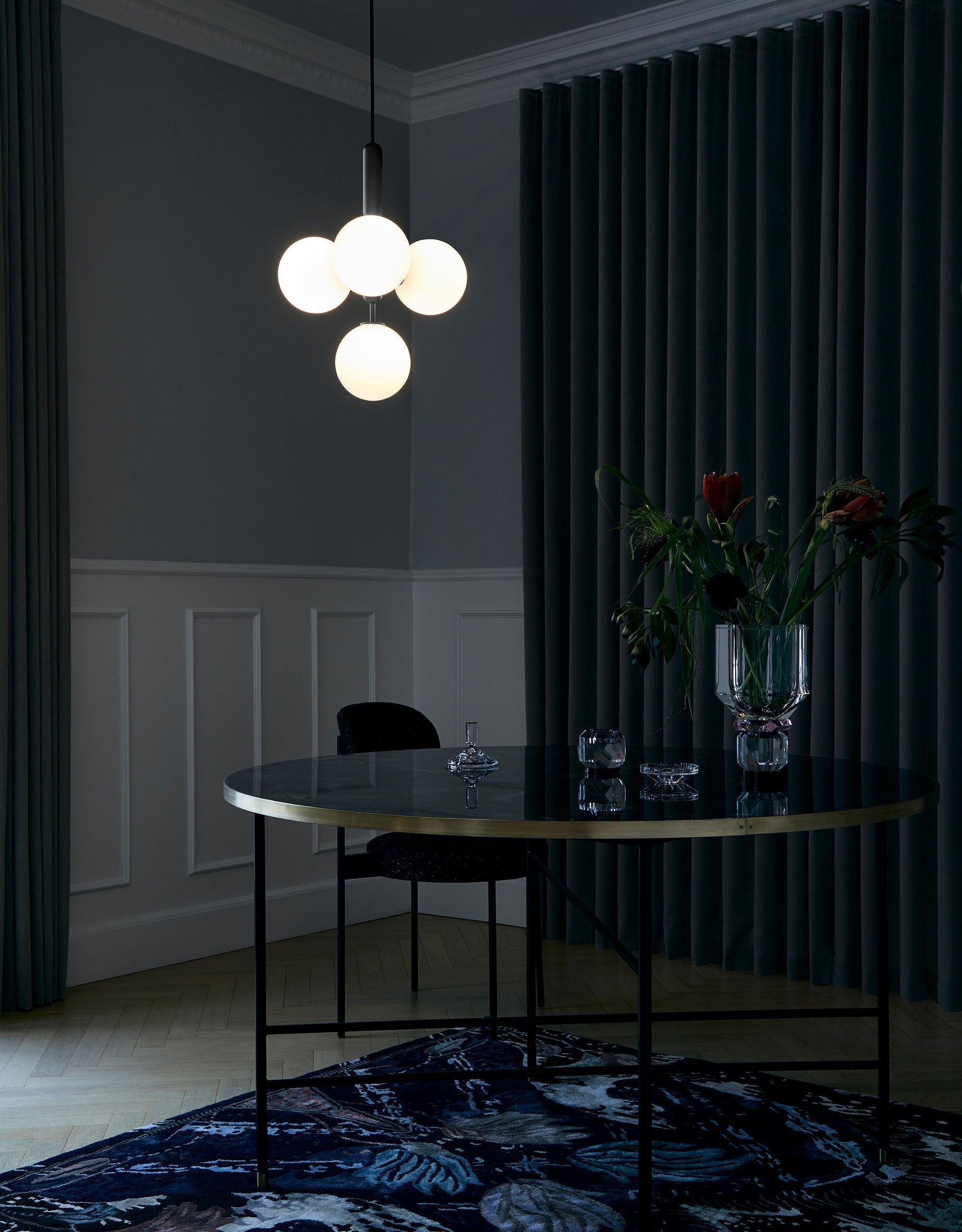 Lioraraya Glass Classic Industrial Pendant Light