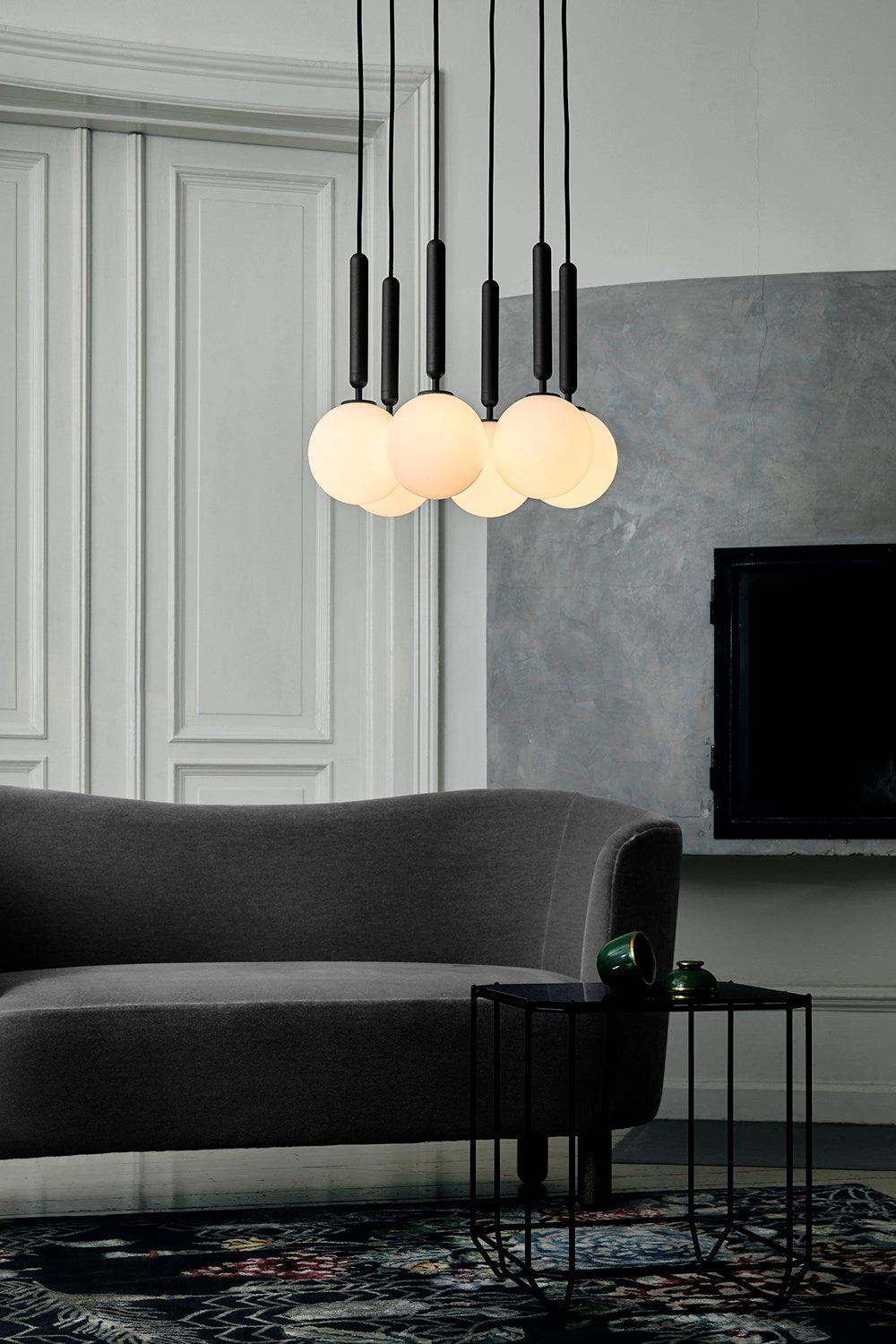 Lioraraya Glass Classic Industrial Pendant Light