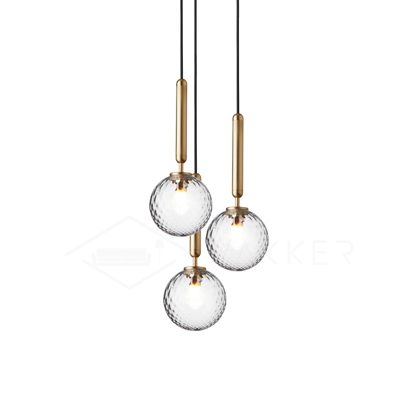 Lioraraya Glass Classic Industrial Pendant Light