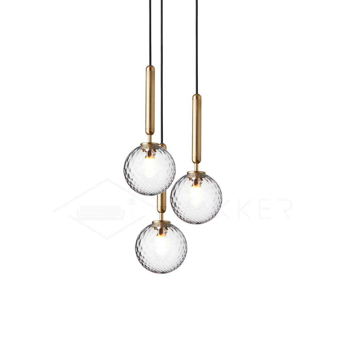 Teloza Brass Industrial Pendant Light