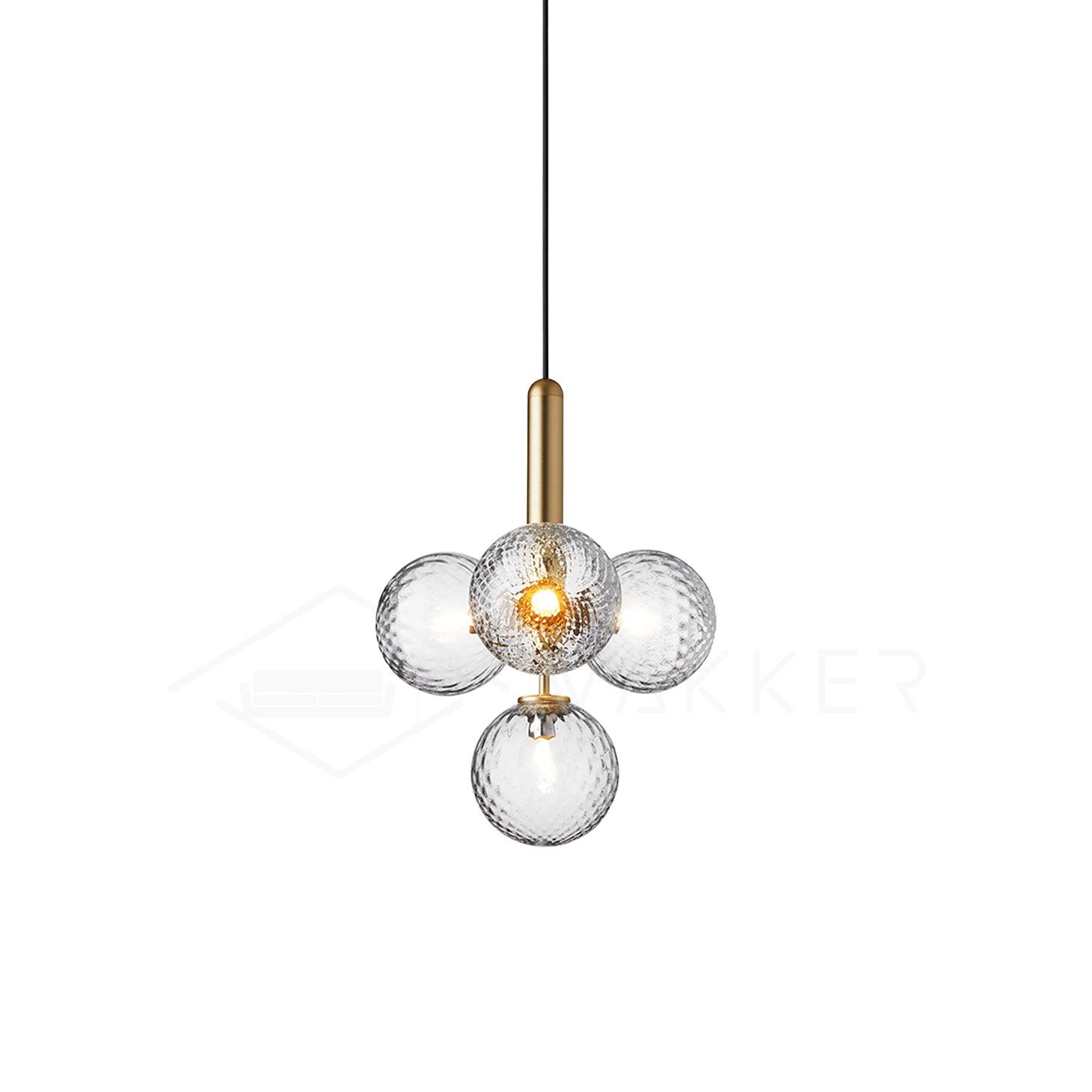 Lioraraya Glass Classic Industrial Pendant Light