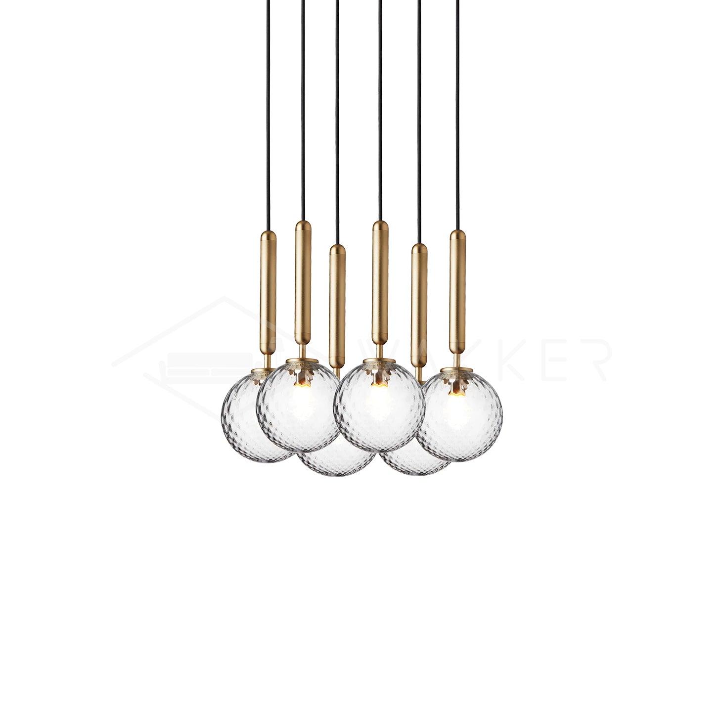 Lioraraya Glass Classic Industrial Pendant Light