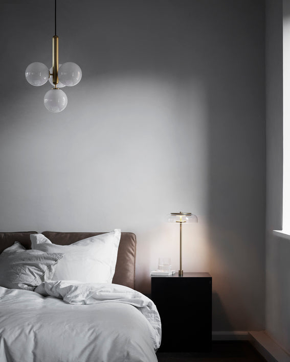 Aurelion Brass Industrial Pendant Light