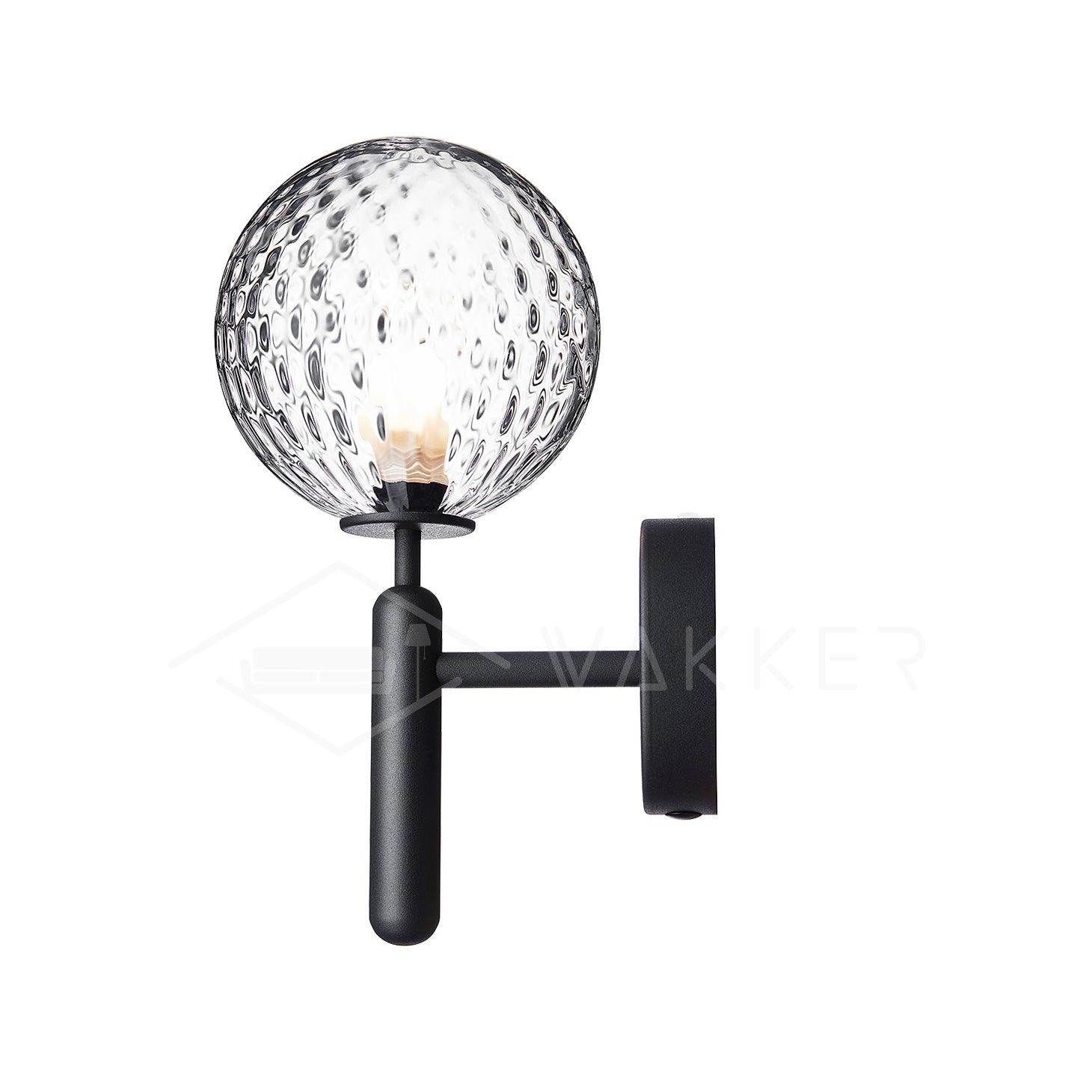 Kynlo Wall Lamp Plug In Glass Globe Nordic