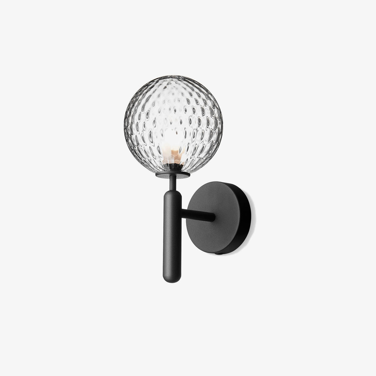 Kynlo Wall Lamp Plug In Glass Globe Nordic