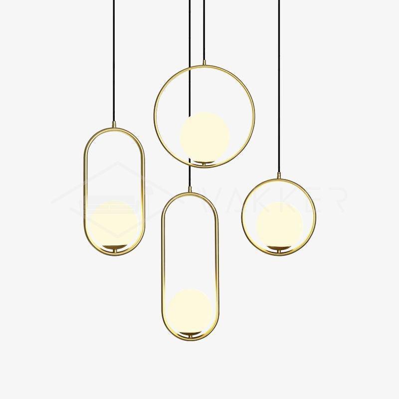 Orieria Pendant Lamp Brass Modern Ring