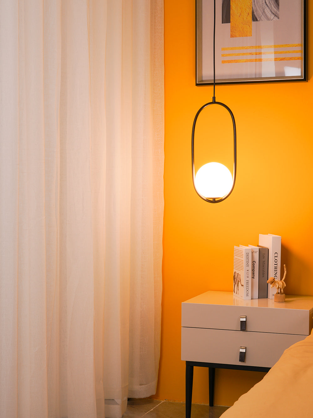 Orieria Pendant Lamp Brass Modern Ring