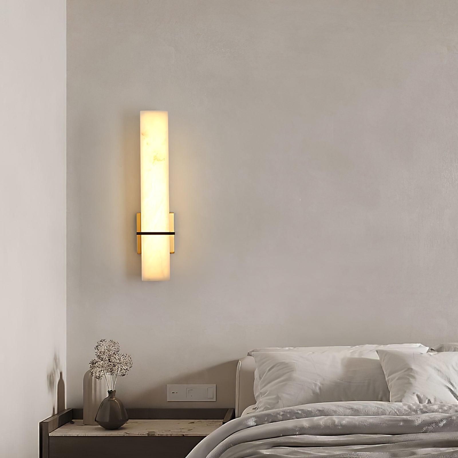 Ritta Modern Alabaster Cuboid Wall Light