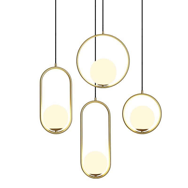Orieria Pendant Lamp Brass Modern Ring
