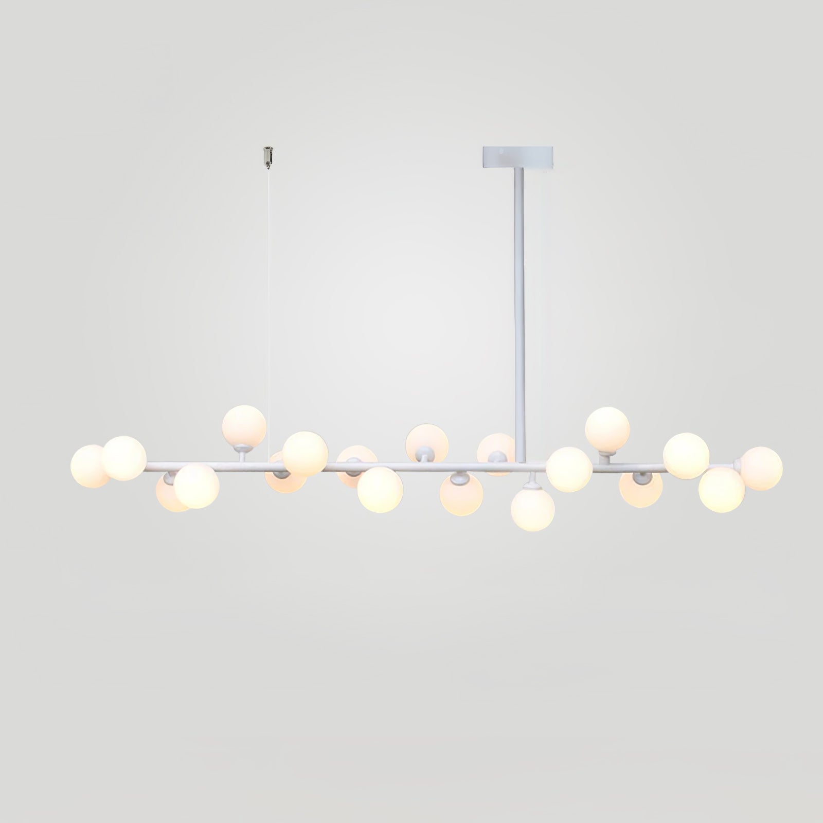 Lumiray Black Linear Globe Pendant Light