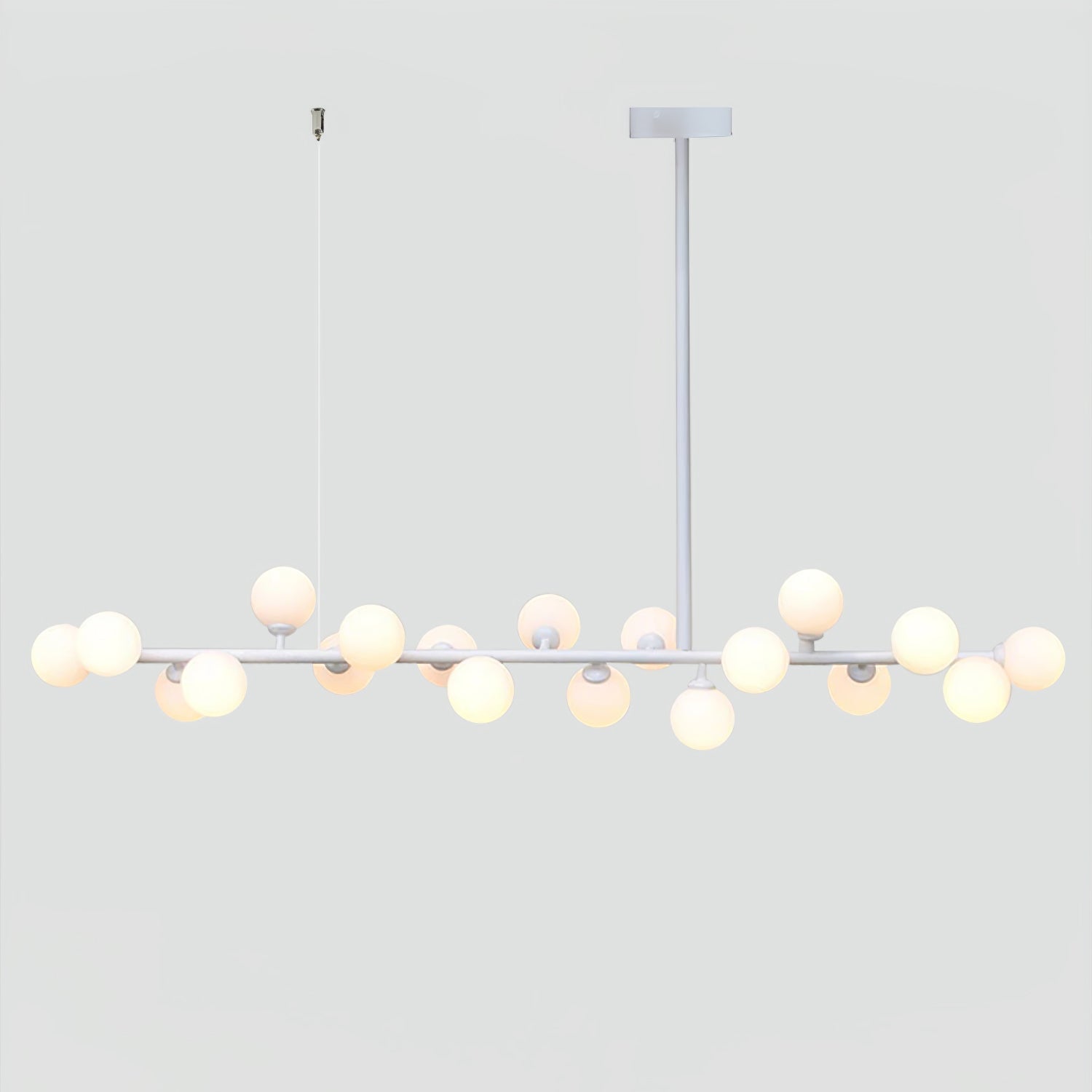 Lumiray Black Linear Globe Pendant Light
