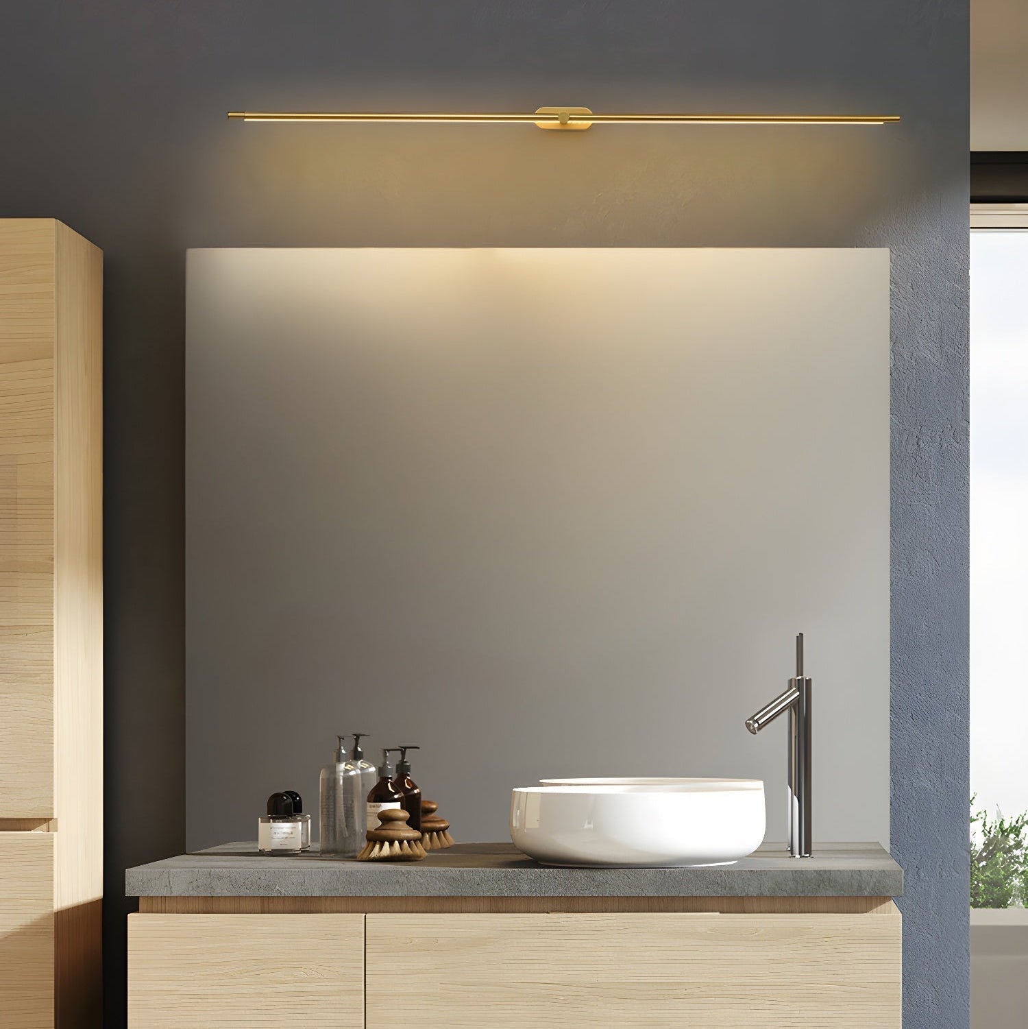 Lustra Wall Lamp Minimalist Linear Rechargeable