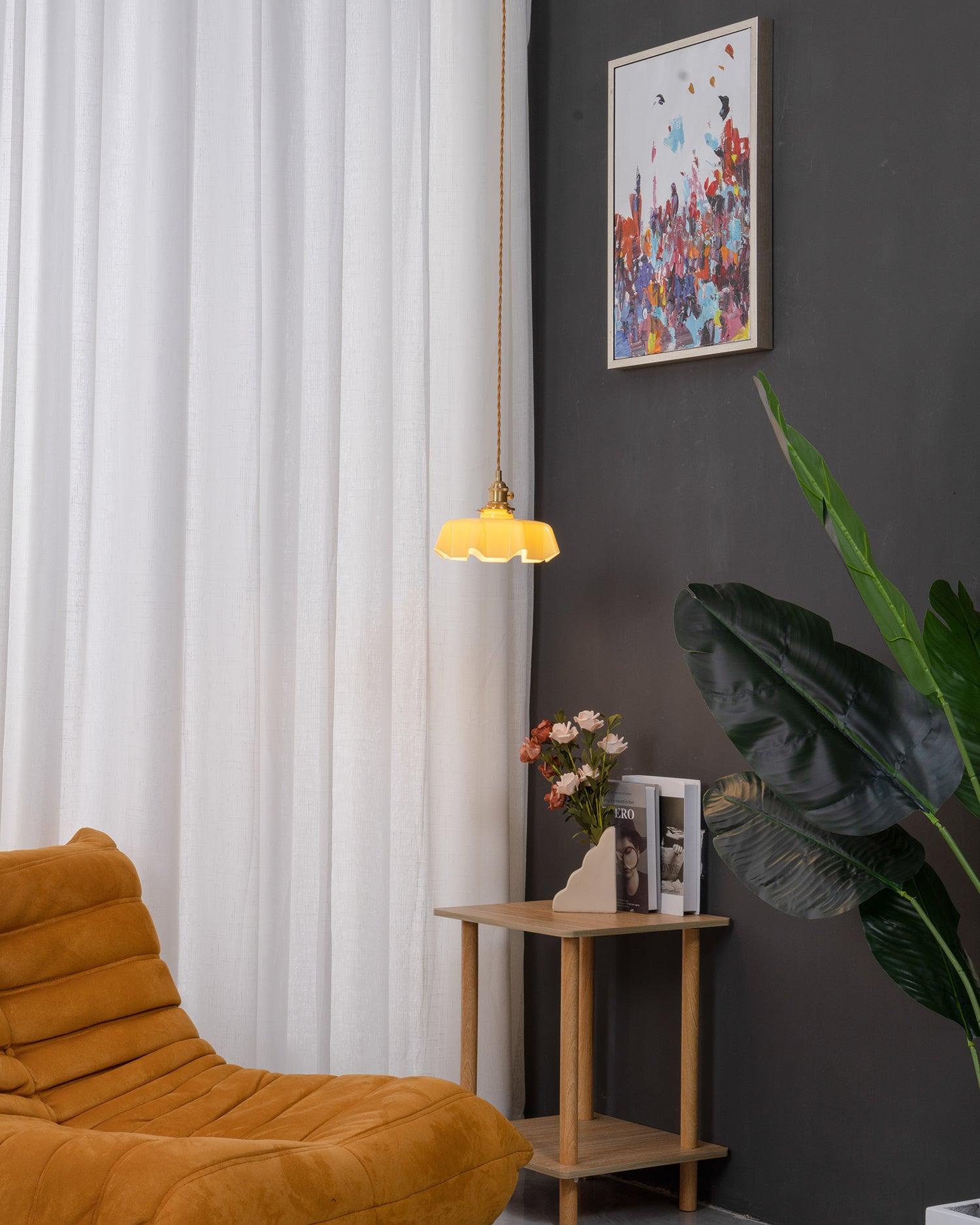 Liorivora Pendant Light French Flower for Dining Room