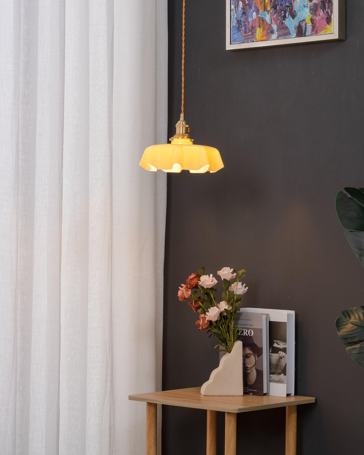 Liorivora Pendant Light French Flower for Dining Room
