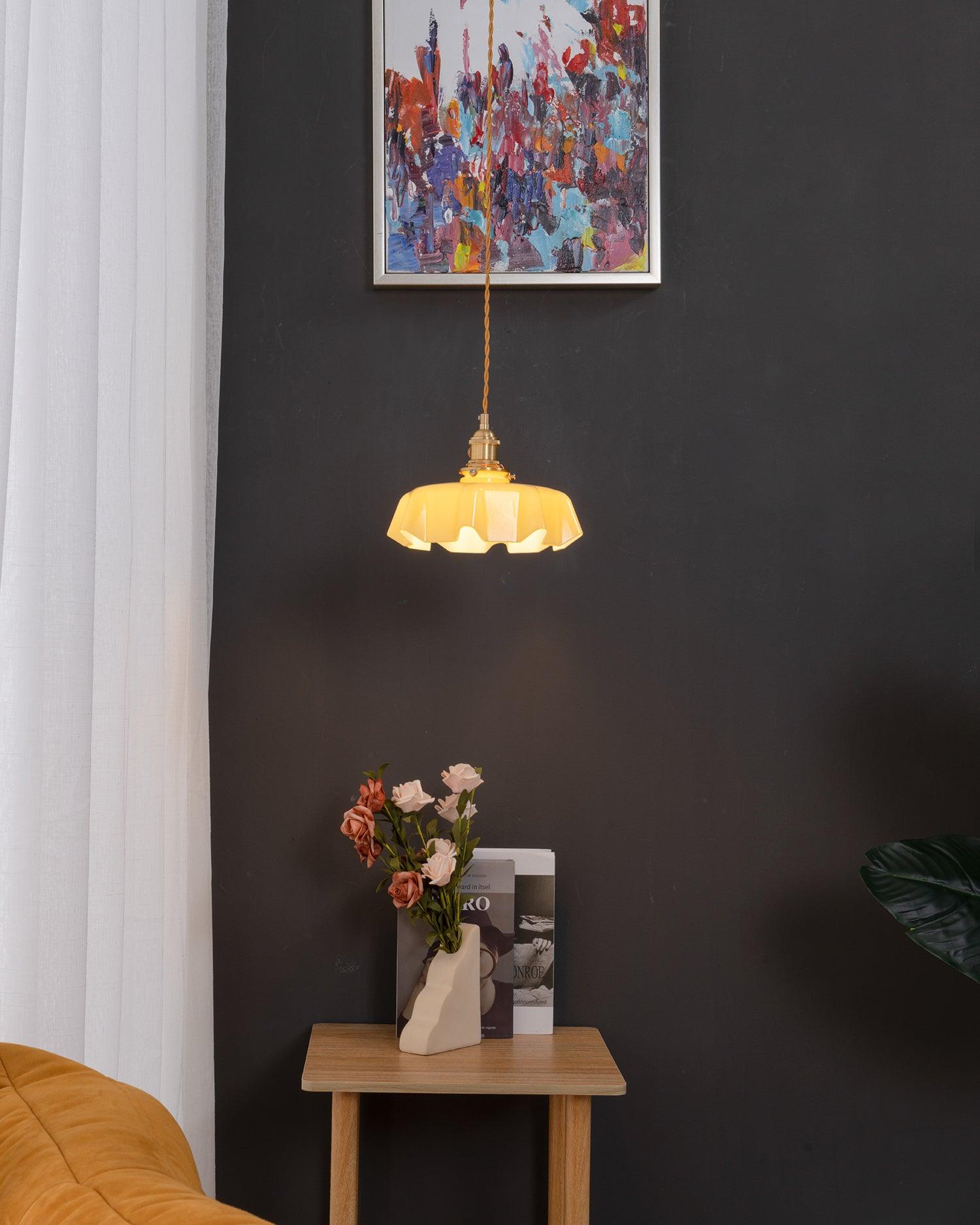 Liorivora Pendant Light French Flower for Dining Room