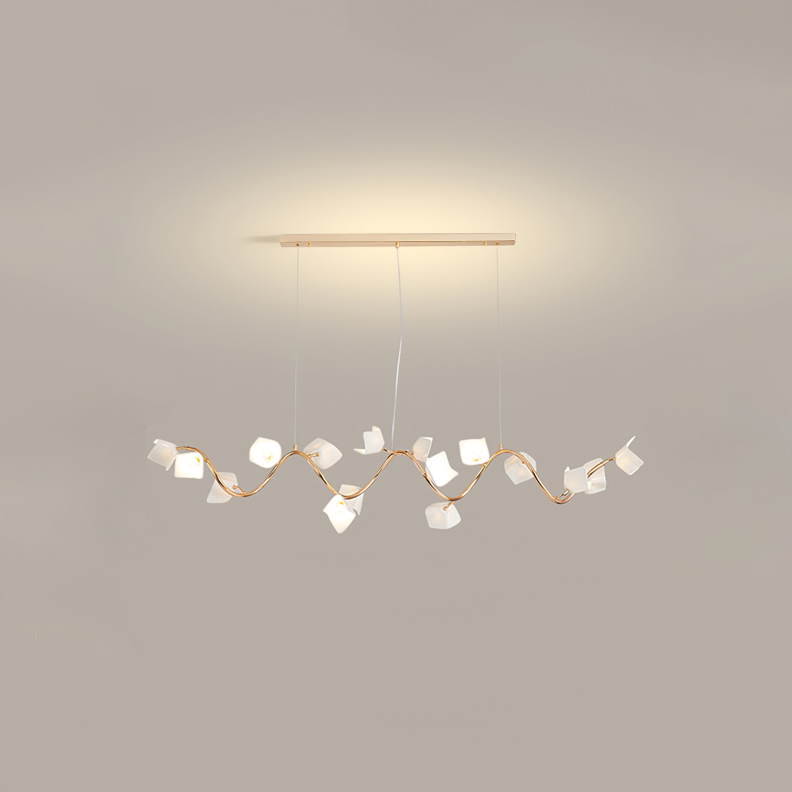 Arthearae Postmodern Luxury Flora Ceramics Chandelier