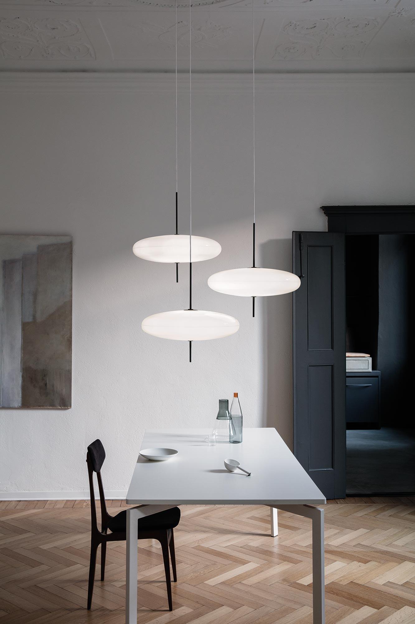 Rivaniella Pendant Lamp Joined Black-Painted for Living Room