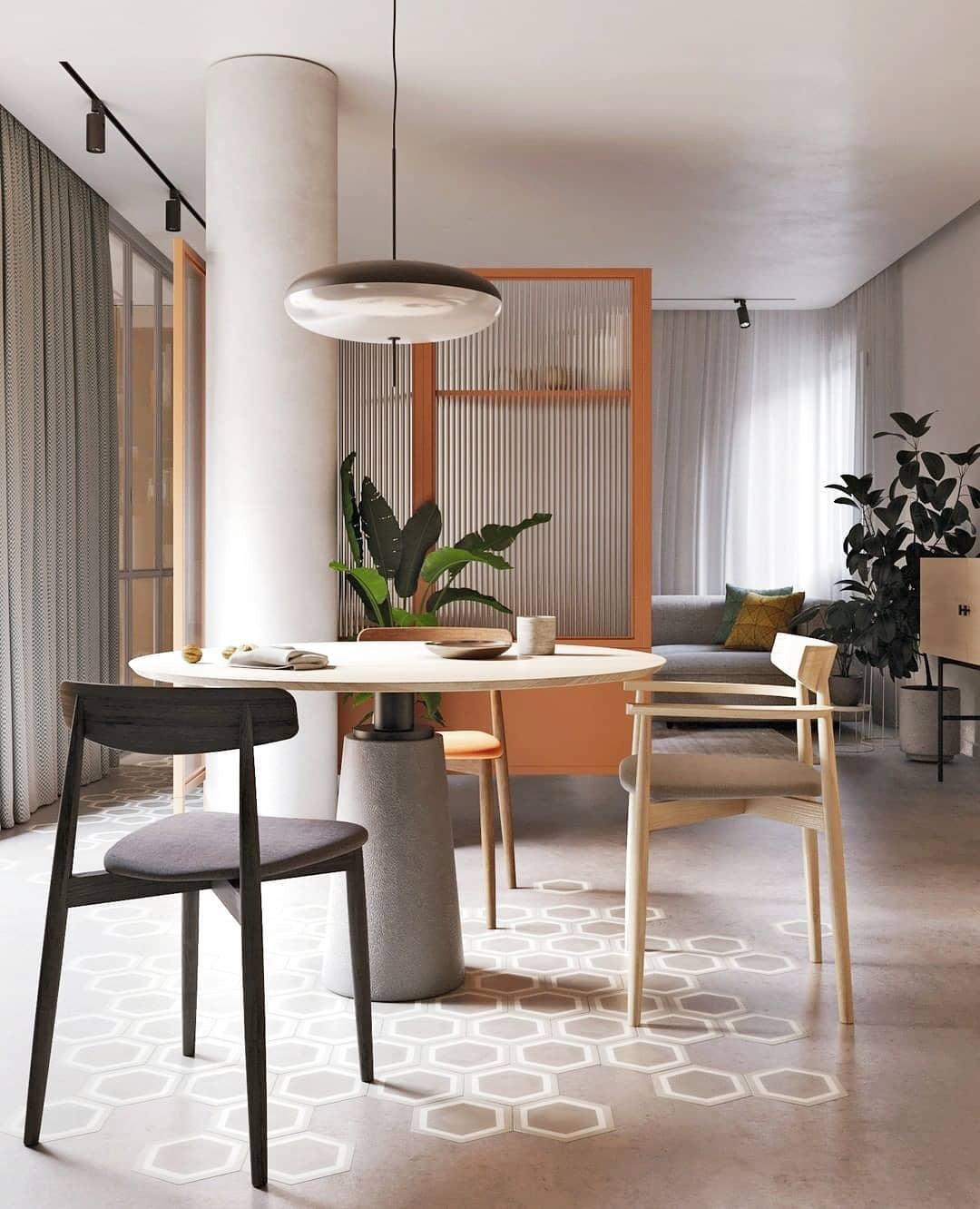Rivaniella Pendant Lamp Joined Black-Painted for Living Room