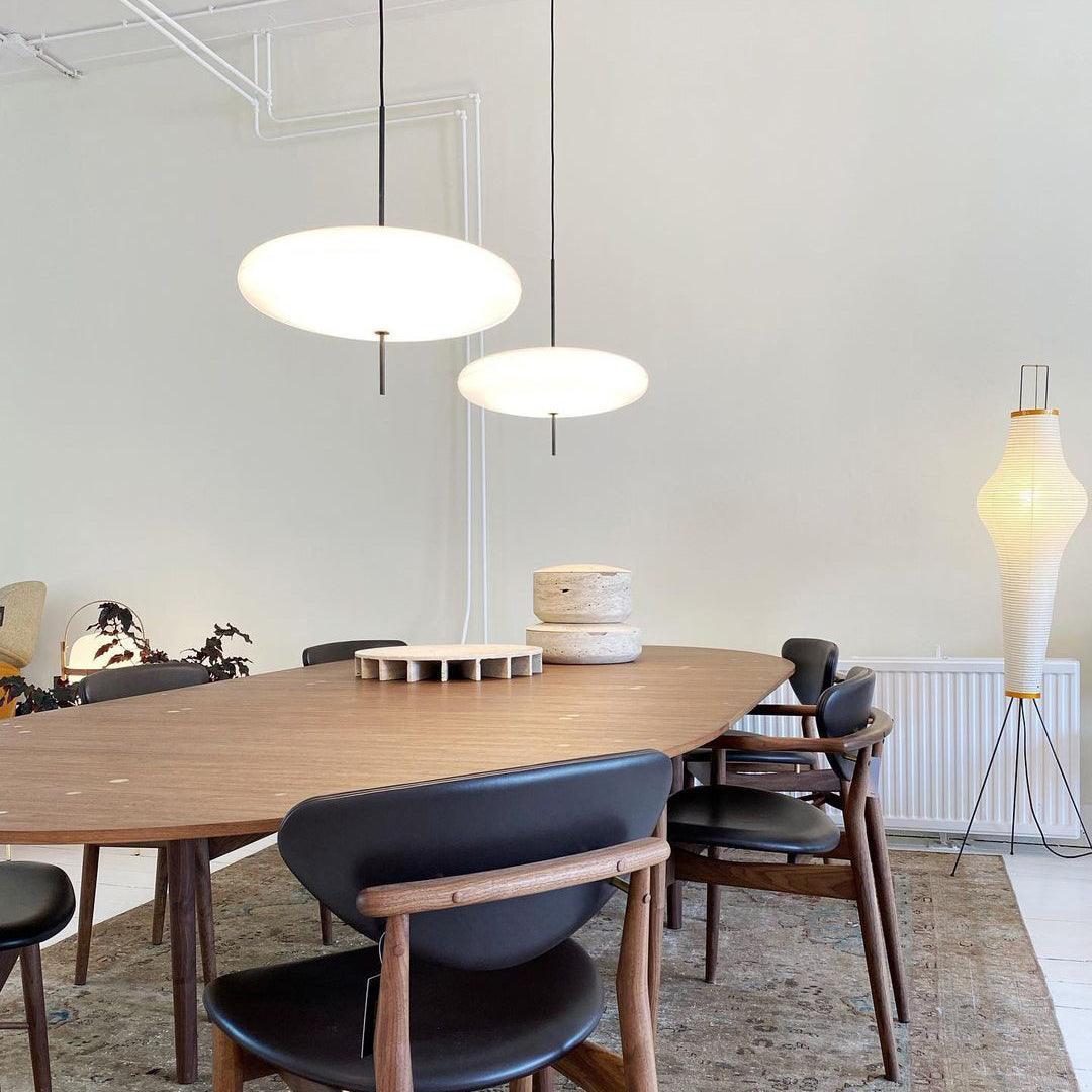 Rivaniella Pendant Lamp Joined Black-Painted for Living Room