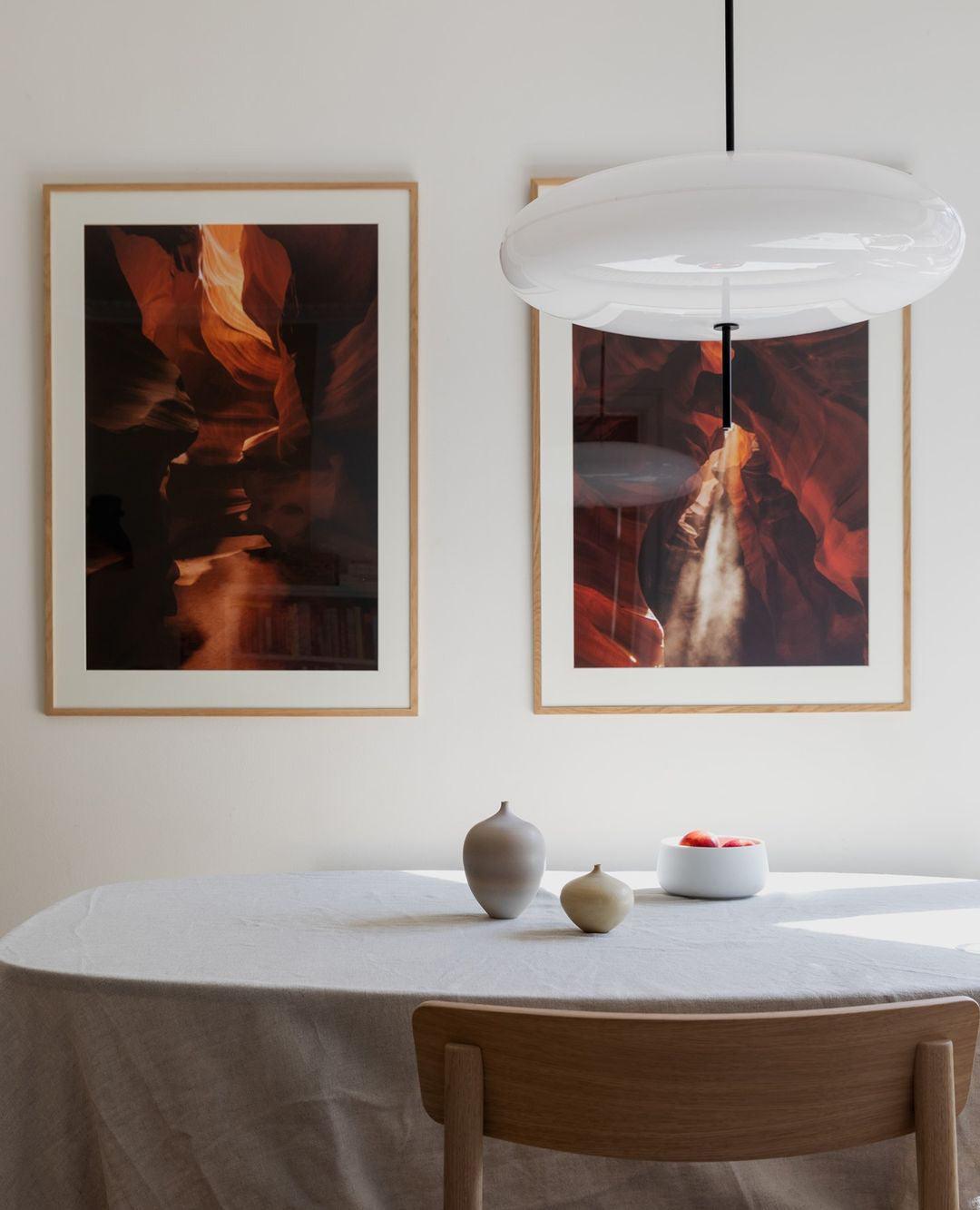 Rivaniella Pendant Lamp Joined Black-Painted for Living Room