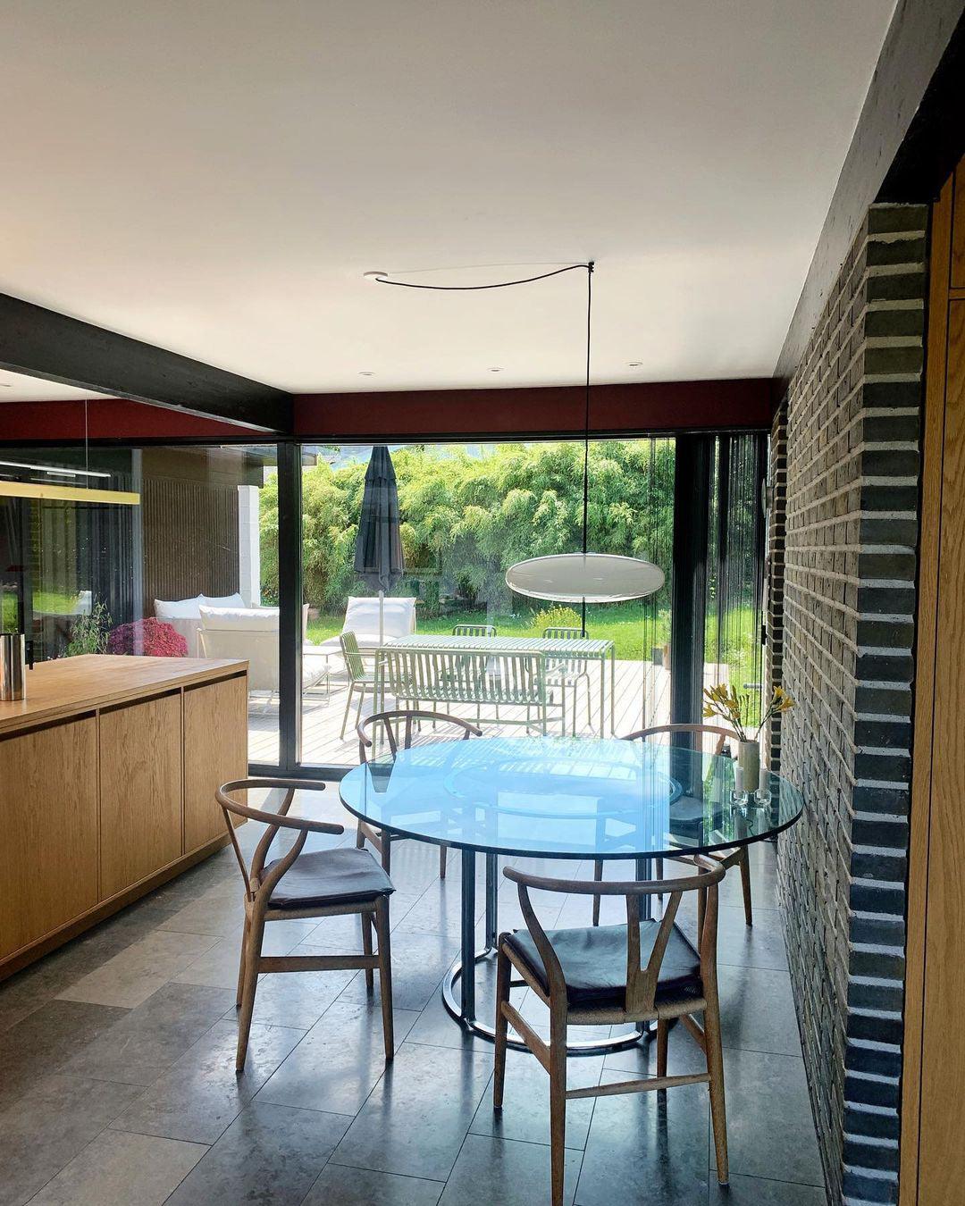 Rivaniella Pendant Lamp Joined Black-Painted for Living Room