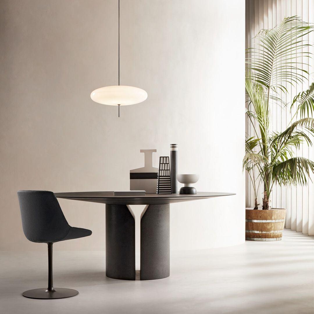 Rivaniella Pendant Lamp Joined Black-Painted for Living Room