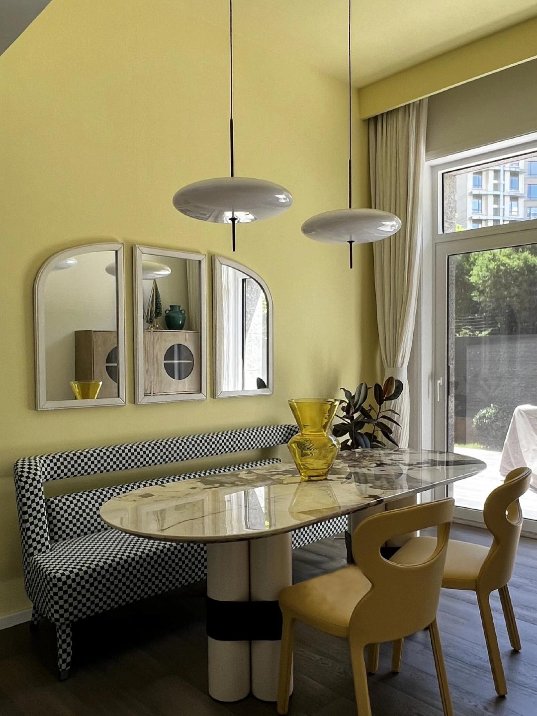 Rivaniella Pendant Lamp Joined Black-Painted for Living Room