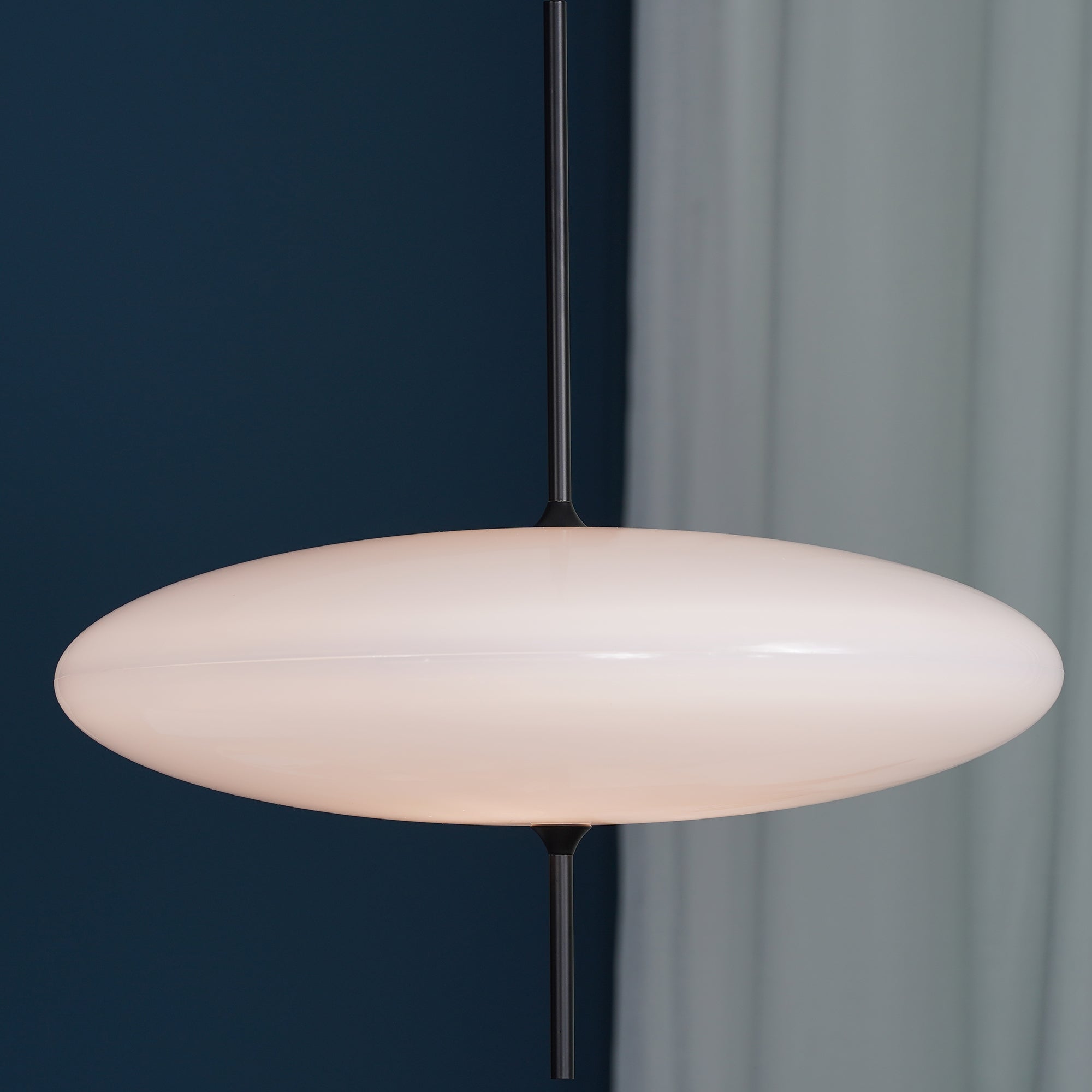 Rivaniella Pendant Lamp Joined Black-Painted for Living Room