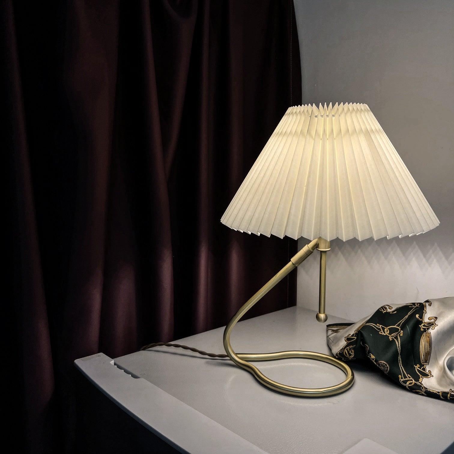 Linuia Clear Fabric Table Lamp