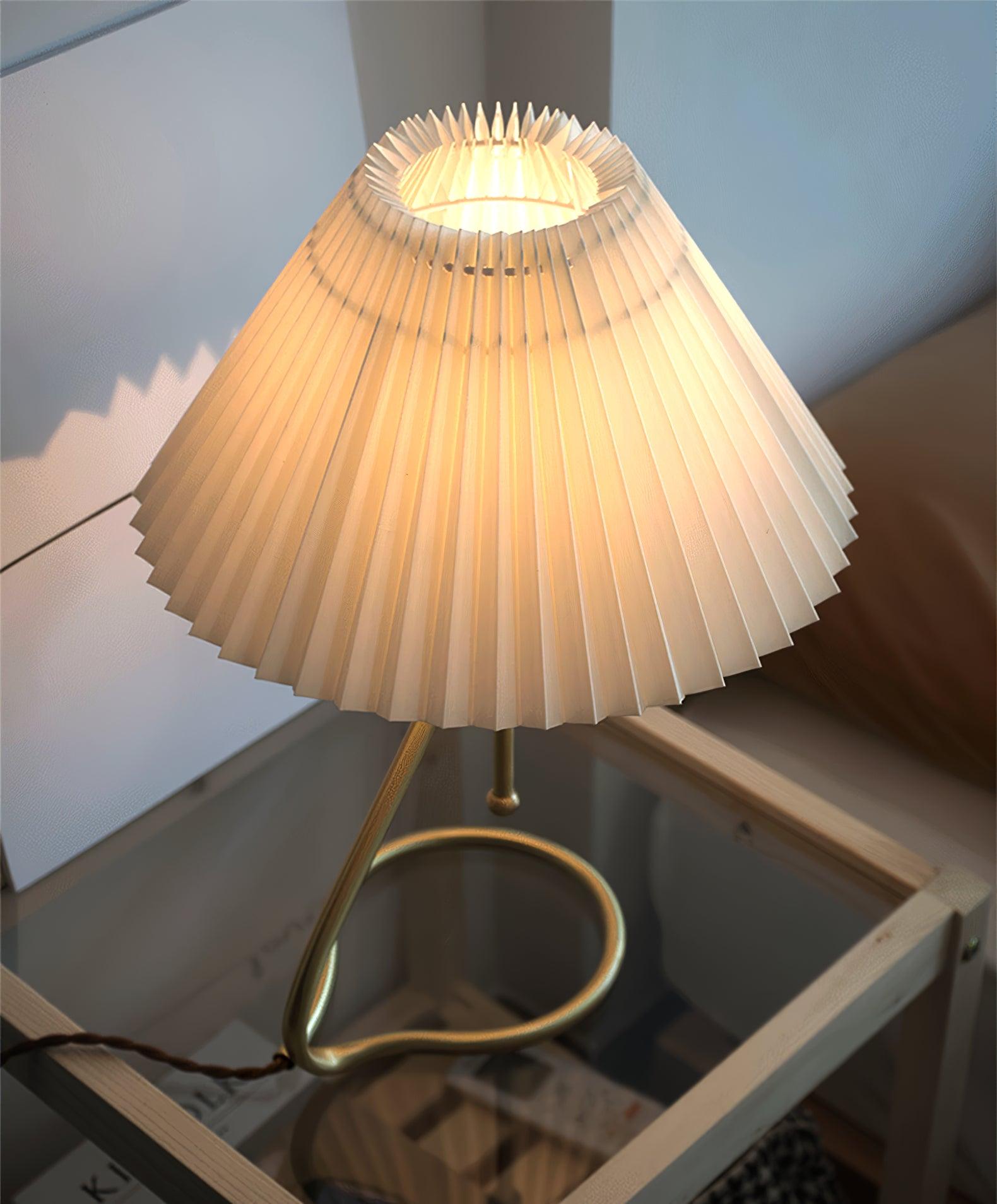 Linuia Clear Fabric Table Lamp