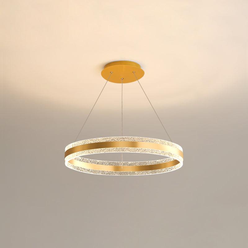 Aroxen Pendant Lamp Modern LED Circle Rings